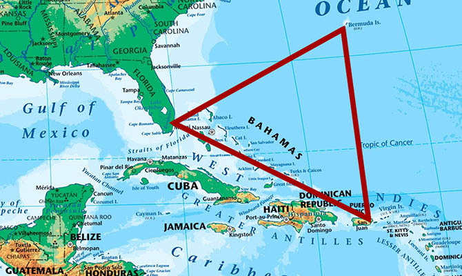 Ученые выяснили причину гибели кораблей в Бермудском треугольнике
