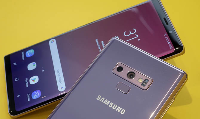 Samsung представил в Нью-Йорке смартфон Galaxy Note 9