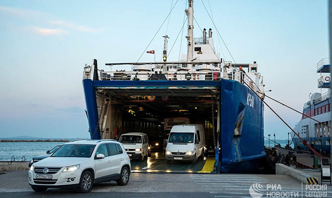Аннексированный Крым намерен открыть паромную линию в Турцию