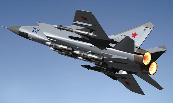 В России разбился боевой МиГ-31