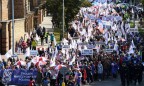 В Варшаве работники бюджетной сферы провели многотысячный митинг протеста