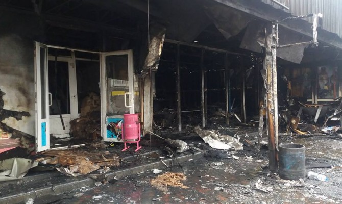 В столице горел Минский рынок