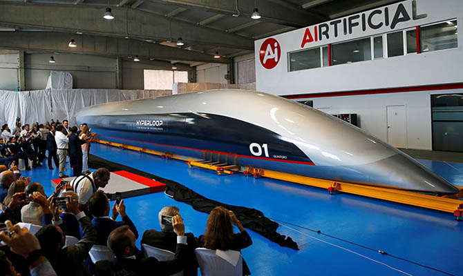 В Испании представили прототип поезда Hyperloop