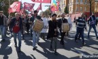 В Киеве прошла немногочисленная акция за свободное владение оружием