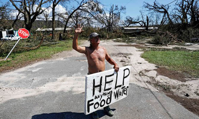 Разрушения от урагана «Майкл» в США