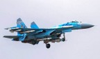 В Украине во время учений упал самолет Су-27