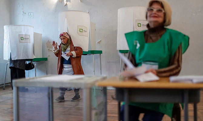В Грузии обнародовали предварительные итоги выборов президента