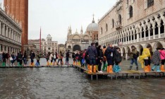 Последствия наводнения в Венеции