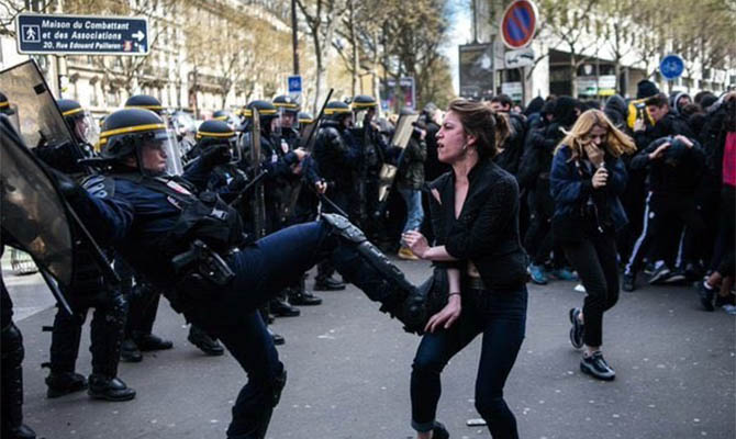 Во Франции прошли аресты перед протестами «желтых жилетов»