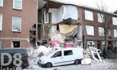 В Гааге фасады трех домов обрушились в результате взрыва