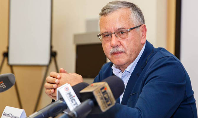 Гриценко предложил своего кандидата на пост министра обороны