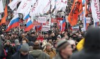 В Москве оппозиция провела марш памяти Бориса Немцова