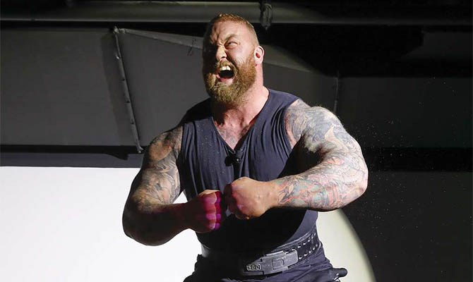 Звезда сериала «Игра престолов» поднял 474 кг, установив новый мировой рекорд