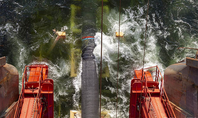 «Газпром» построил уже треть «Северного потока – 2»