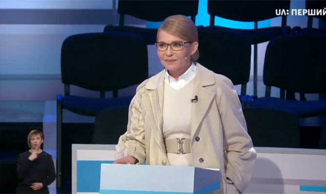 Тимошенко пришла на дебаты и сразу ушла: «Дебать некого»