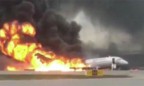 В Шереметьево при посадке загорелся пассажирский Superjet