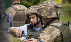 Зеленский посетил передовые позиции ВСУ на Донбассе
