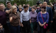 Зеленский встретился с семьями погибших на шахте «Лесная»