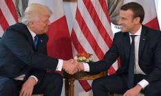 Трамп и Макрон в Нормандии обсудили Украину