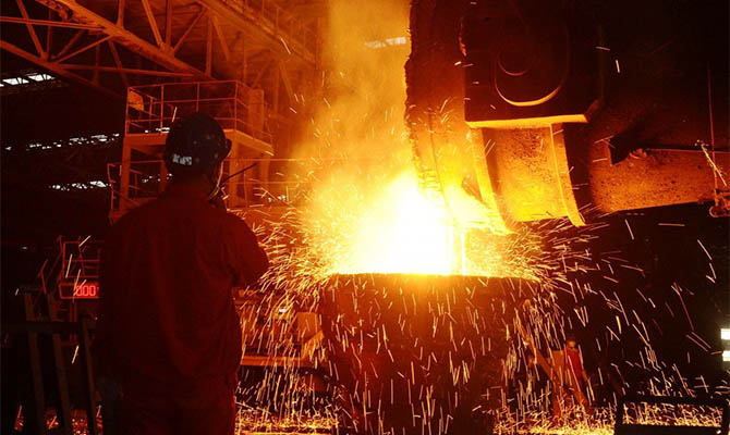 Украина удержалась на 13-м месте среди производителей стали