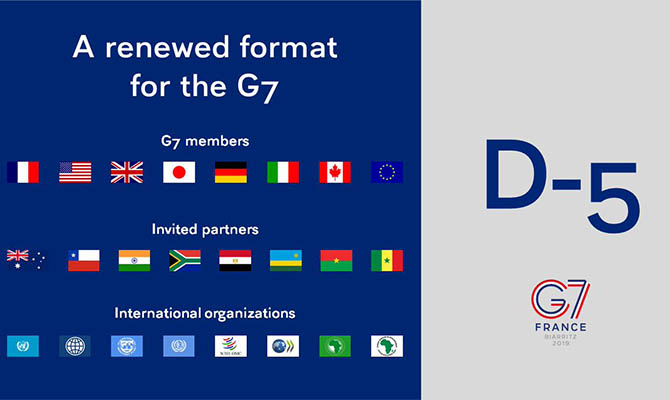 На саммит G7 пригласили лидеров еще восьми стран