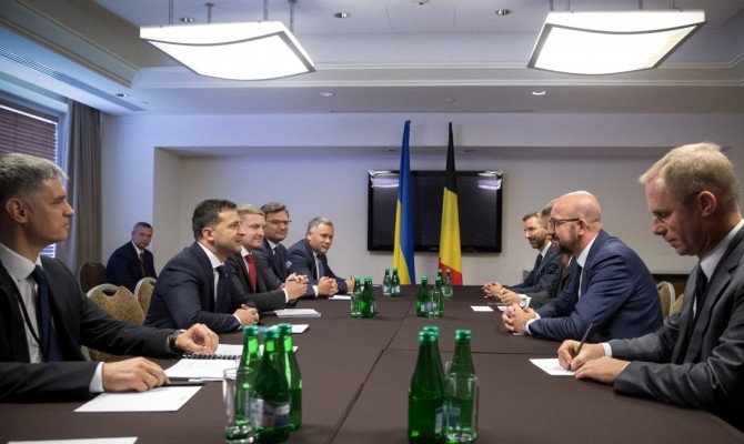 Зеленский провел встречу с премьером Бельгии