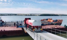 Первый паром с Румынией заработал в тестовом режиме