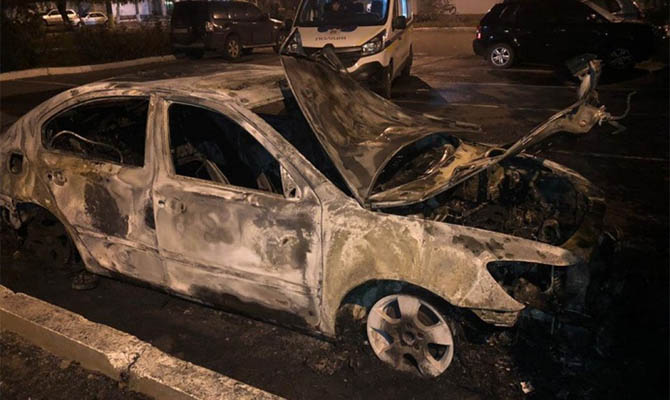 Ночью сожгли машину главы Одесской таможни