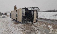 В России перевернулся автобус с украинцами, есть пострадавшие