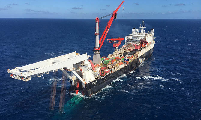 Трубоукладчик Allseas отвела все строившие «Северный поток-2» суда