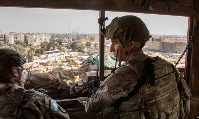 США приостанавливают обучение местных сил в Ираке