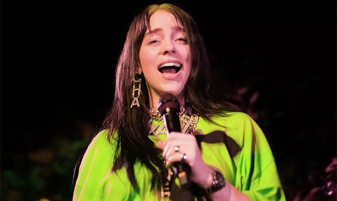 Билли Айлиш запишет главную песню для нового фильма о Джеймсе Бонде