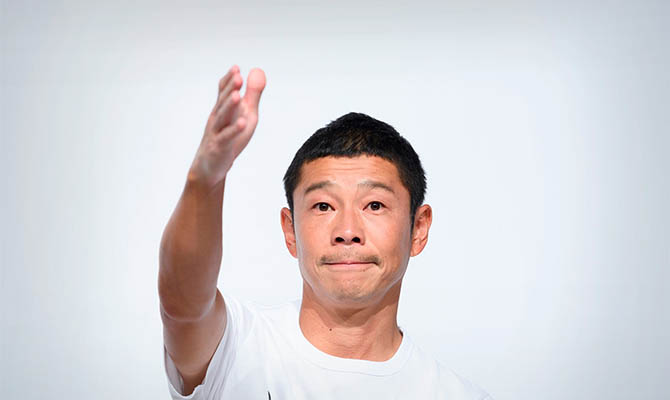 Японский миллиардер передумал брать с собой спутницу на Луну