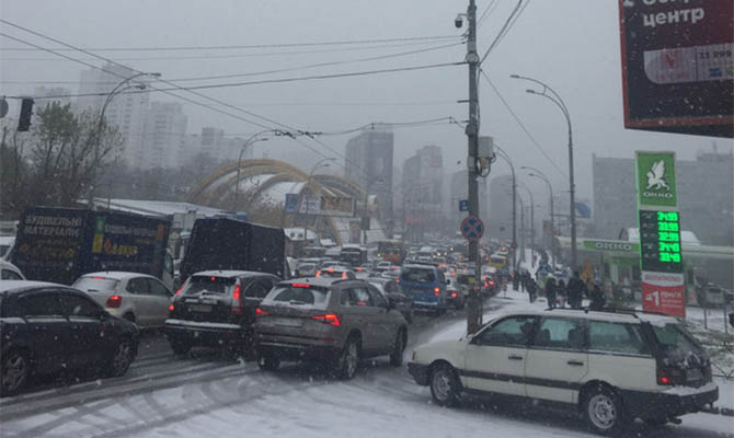 В Киеве завтра ожидается снегопад