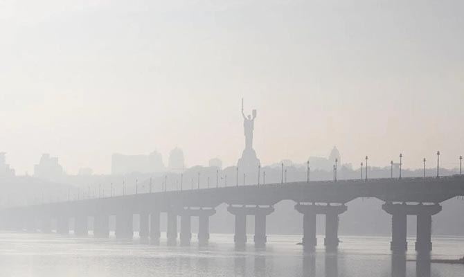 Уровень загрязнения воздуха в Киеве снизился втрое – мы на девятом месте в мире