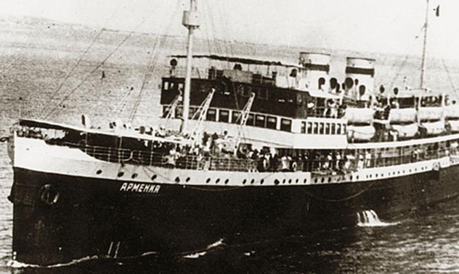 В Черном море нашли затопленный немцами в 1941 году теплоход «Армения»
