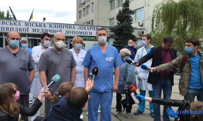 В Киеве врачи «скорой вышли на протест из-за низкой зарплаты