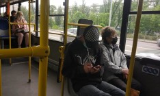 В общественный транспорт Киева не будут пускать без маски