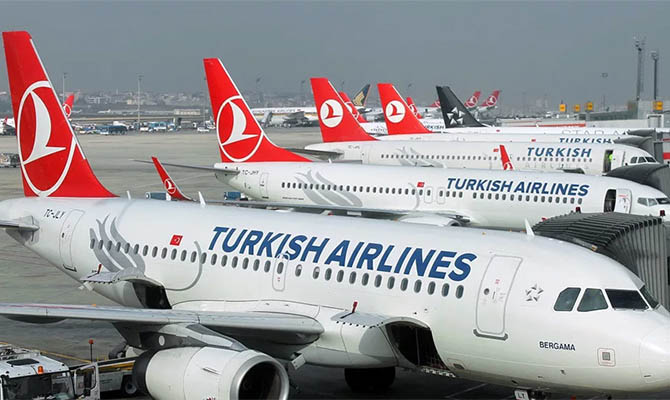 Turkish Airlines с 18 июня возобновляет международные авиарейсы