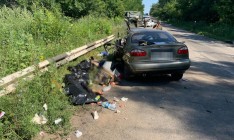 В Днепропетровской области грузовик Нацгвардии столкнулся с Daewoo, есть погибшие