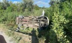 В Днепропетровской области перевернулся автобус, есть пострадавшие