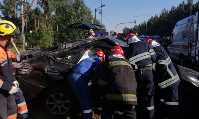Под Киевом очередная авария – трое погибших