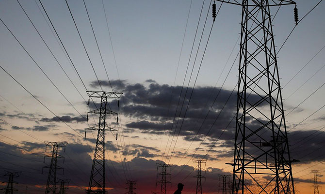 В Украине снижается потребление электроэнергии