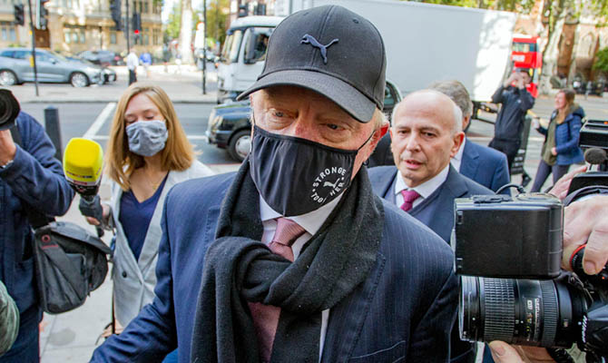 Трехкратному чемпиону Уимблдона Беккеру грозит семь лет тюрьмы за финансовые нарушения