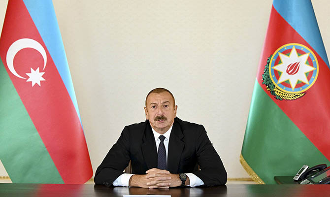 Алиев заявил о взятии Азербайджаном ключевого карабахского города Шуша