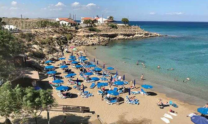 Кипр в 2020 году потерял 84% туристов