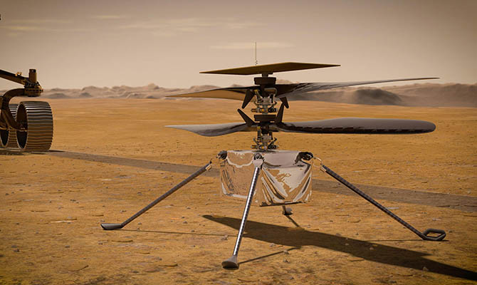 NASA еще раз запустило на Марсе вертолет Ingenuity