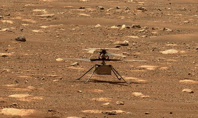 Вертолет NASA совершил второй успешный полет на Марсе