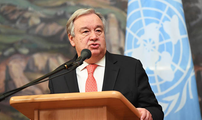 Глава ООН заявил о поддержке «нормандского формата» и минских соглашений