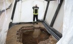 В Германии случайно нашли восьмиметровый туннель, ведущий к банку